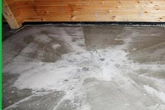 Бетонна підлога в лазні – основні рекомендації та порада Зробити бетонну підлогу в дерев'яній лазні